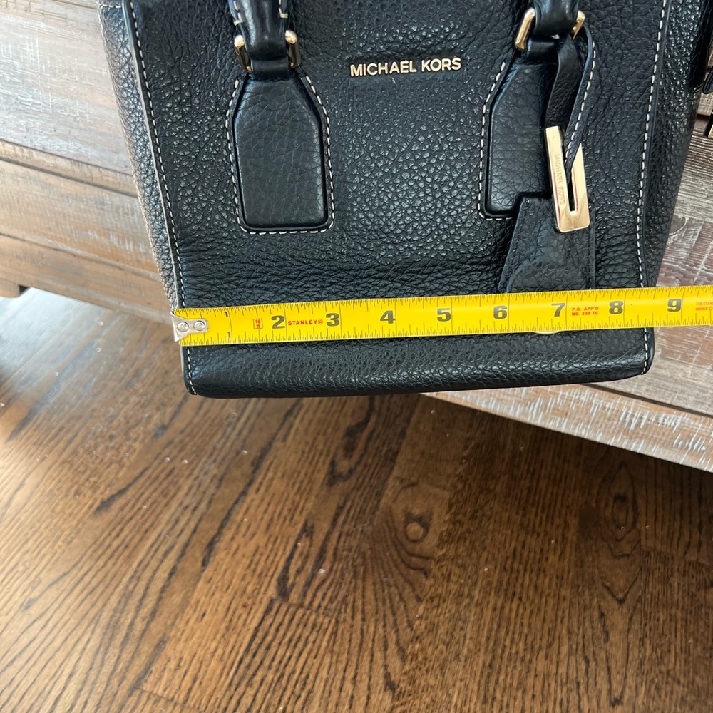 Michael Kors Black Pebbled Leather Crossbody Bag - Picture 8 of 8